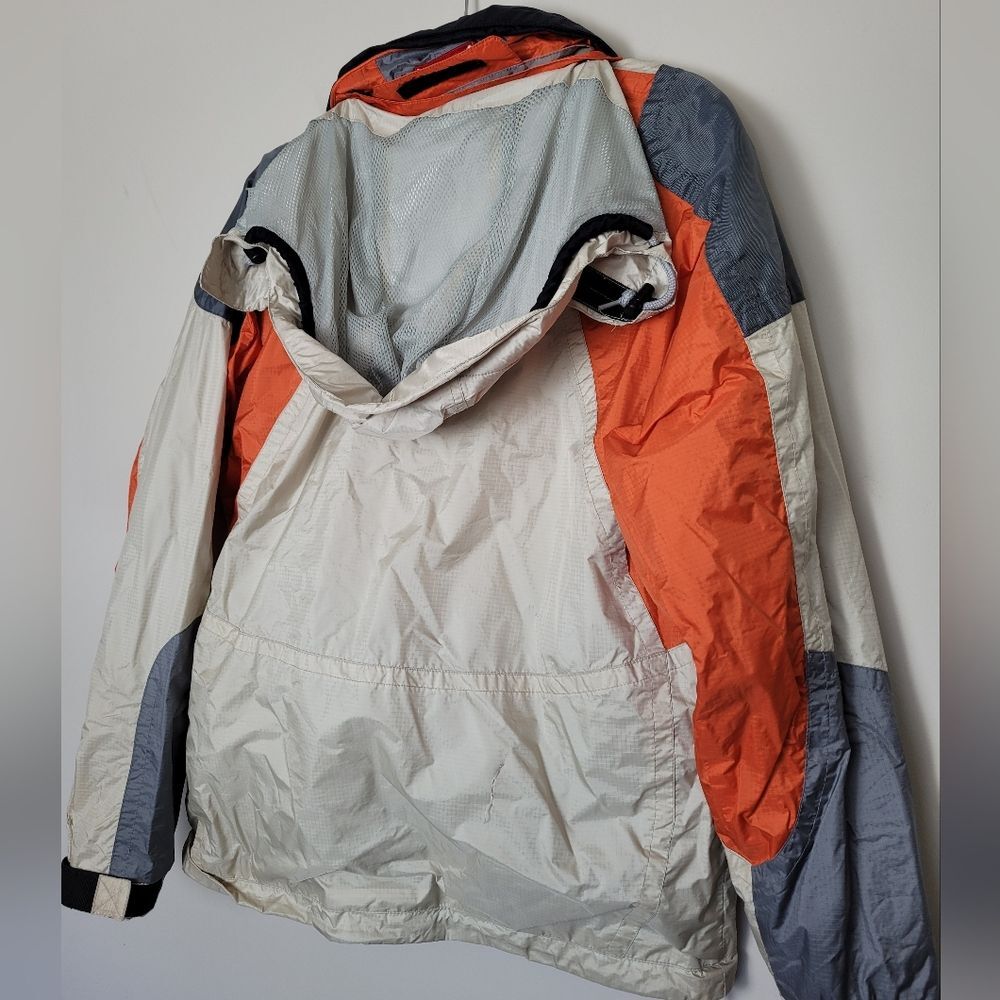 Vintage 2002 Winter Olympics Jacket Windbreaker Marker Orange Gray Nylon Size XS - Picture 10 of 14